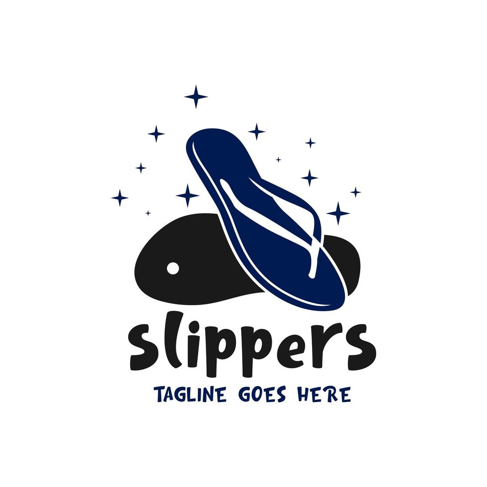 flip-flops modern logo vector