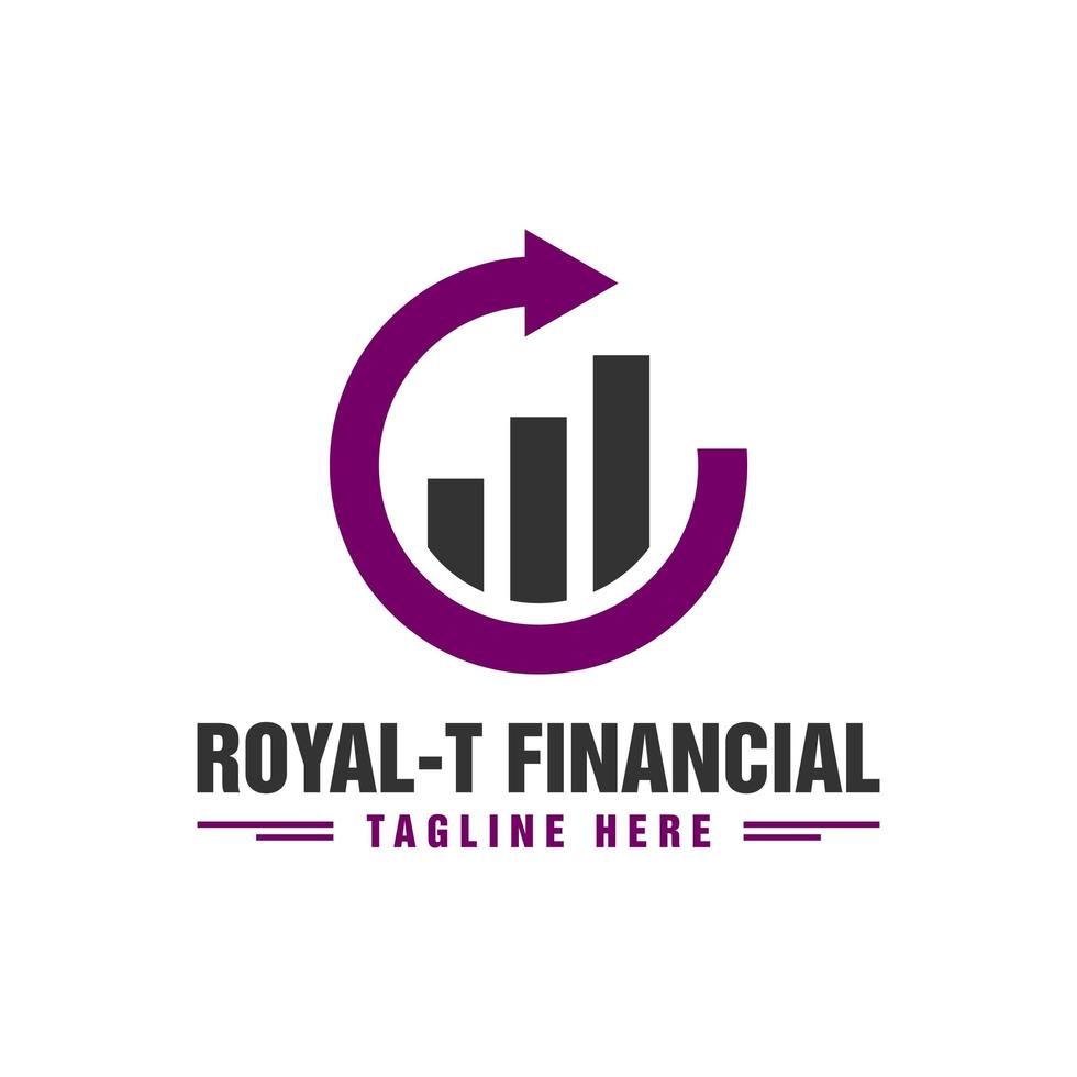 financial business traffic logo vector