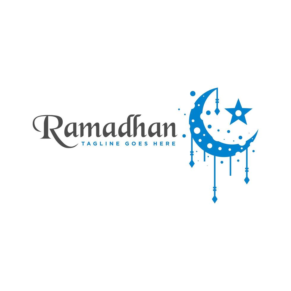 modern ramadhan logo design vector