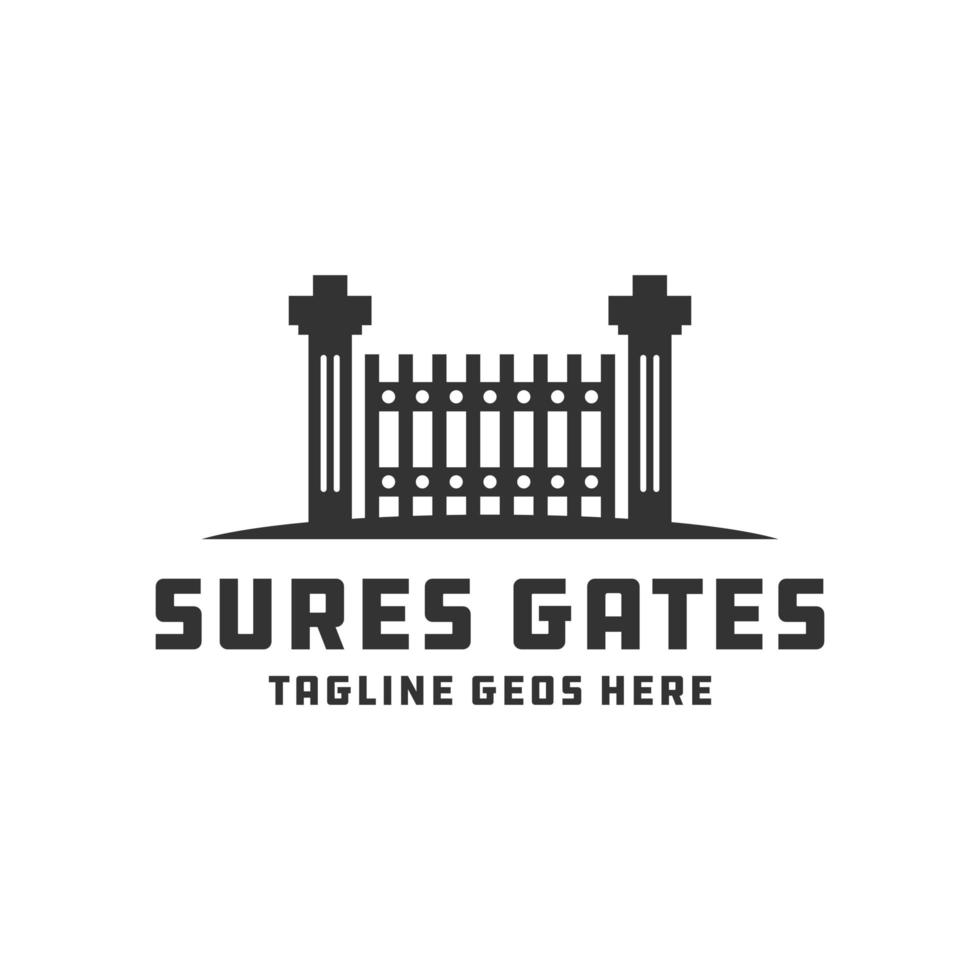 home gate logo design vector