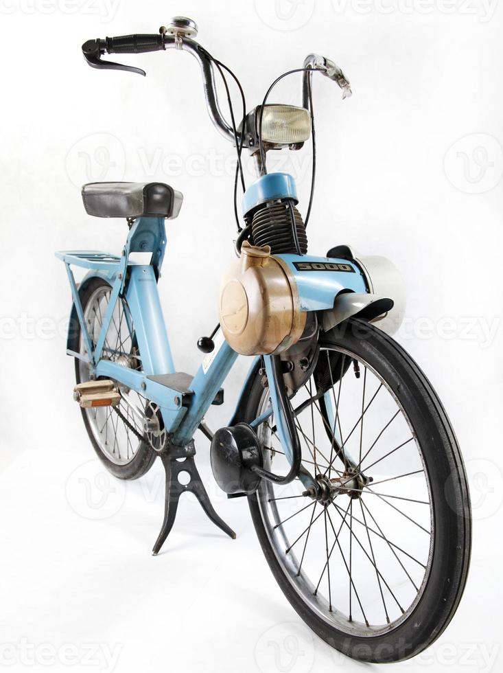 Antique Motorized Pedal Bike photo