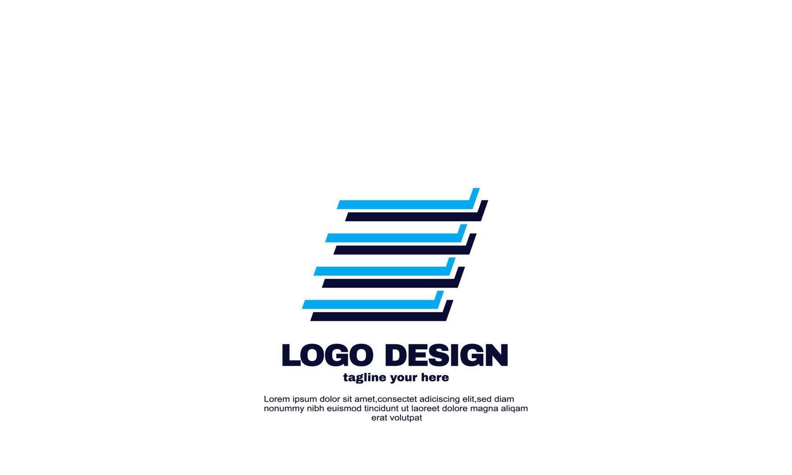 plantilla de diseño de marca y negocio de empresa corporativa de logotipo de red moderno abstracto de vector de stock