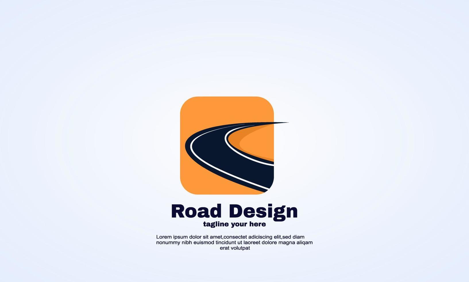 stock vector bending road high ways design road curves