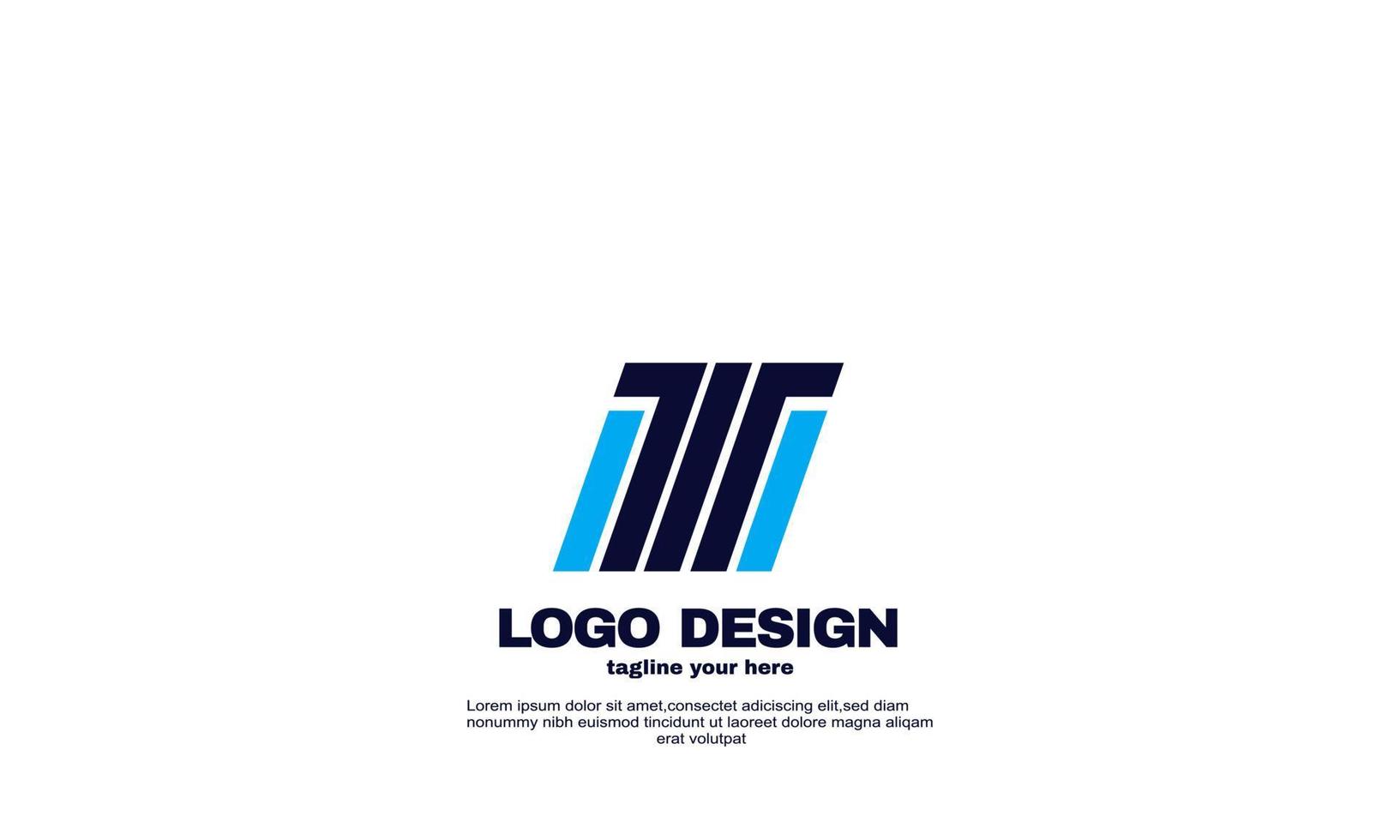 Stock abstracto moderno logotipo de red empresa corporativa diseño de marca y negocios vector