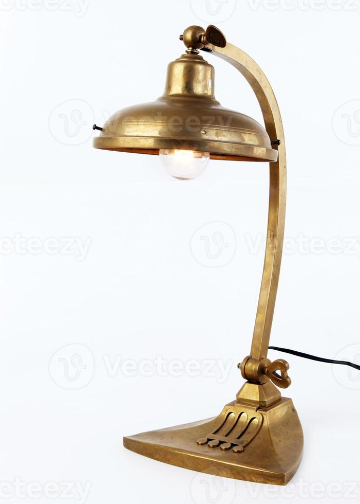 lámpara de mesa antigua foto