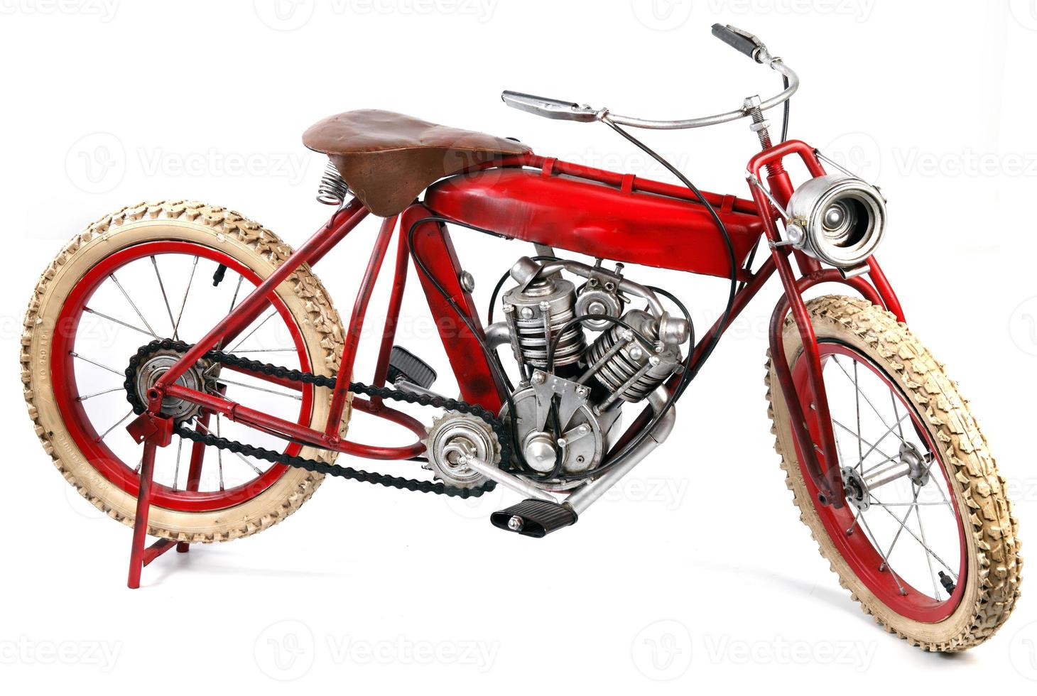 modelo antiguo de motocicleta en miniatura foto