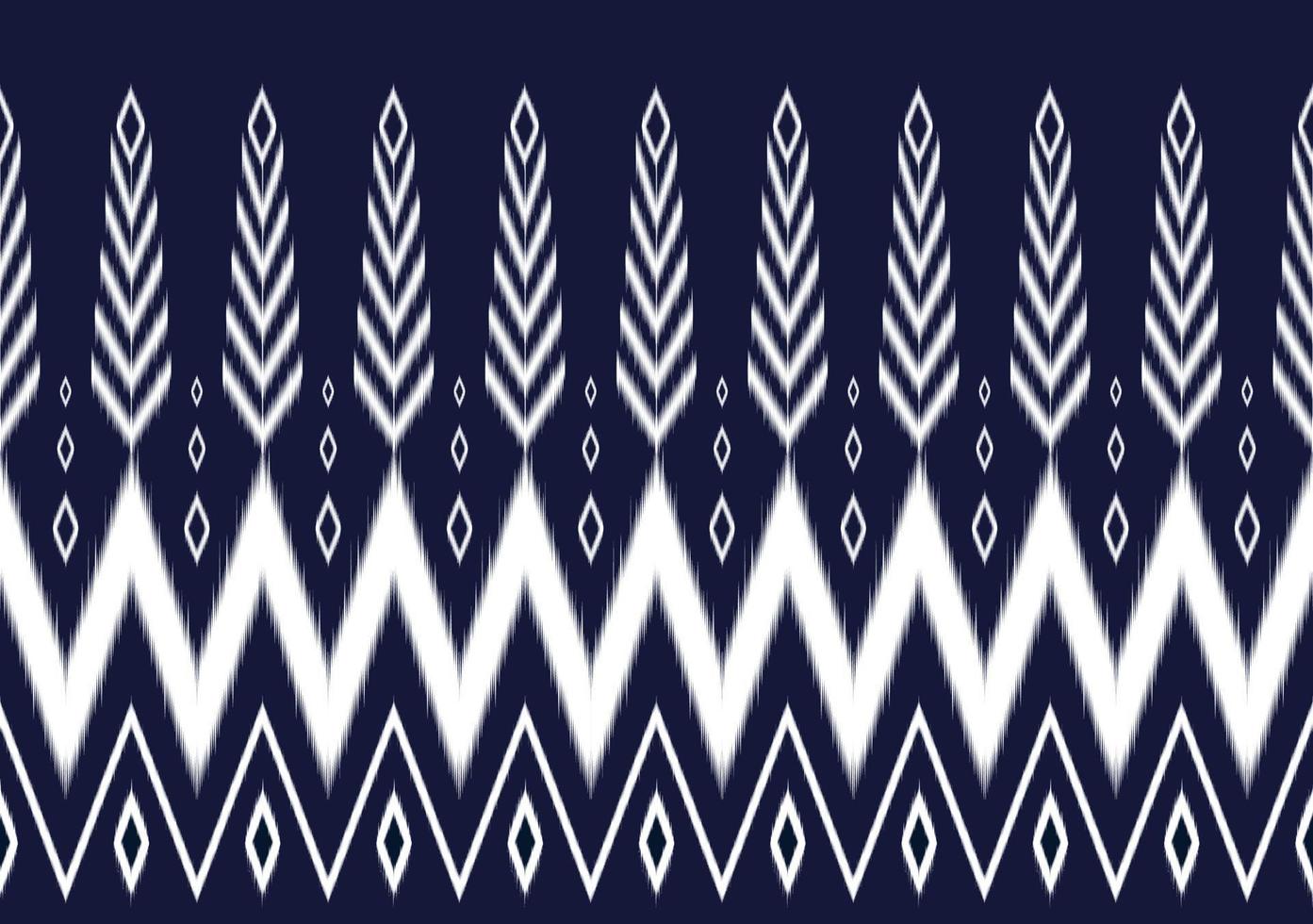 Ikat pattern seamless design. vector
