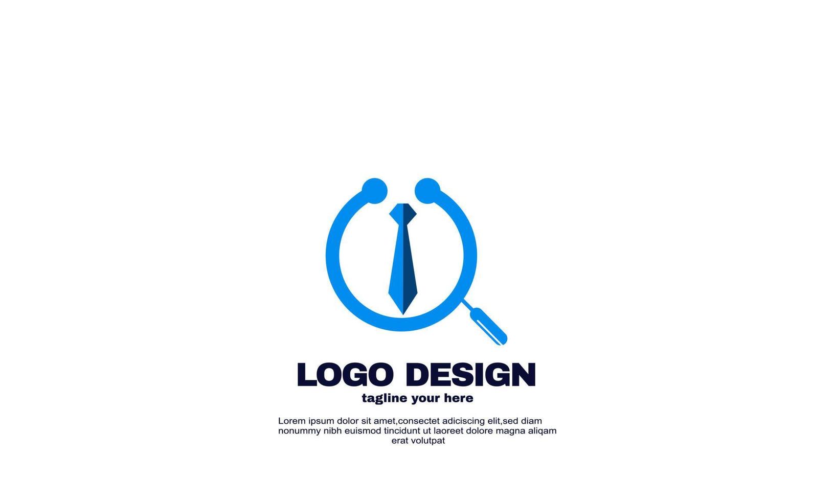 plantilla de diseño de logotipo de trabajo médico abstracto de stock vector