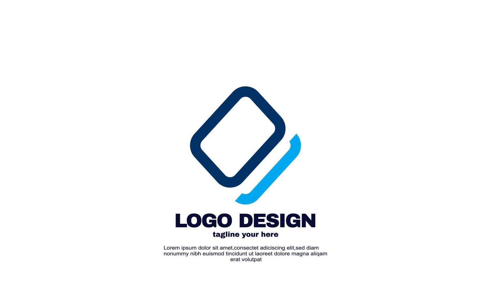 rectangle vector design elements your company logo