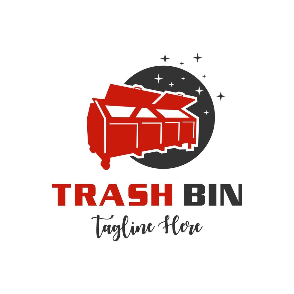 garbage collection modern logo design vector