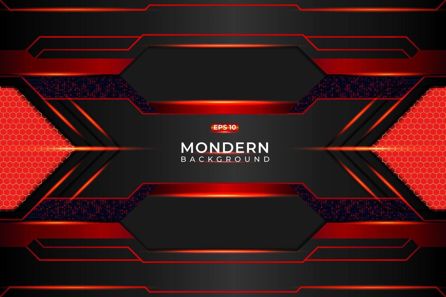 Illustration  Modern Background  with Red and glossy red vector