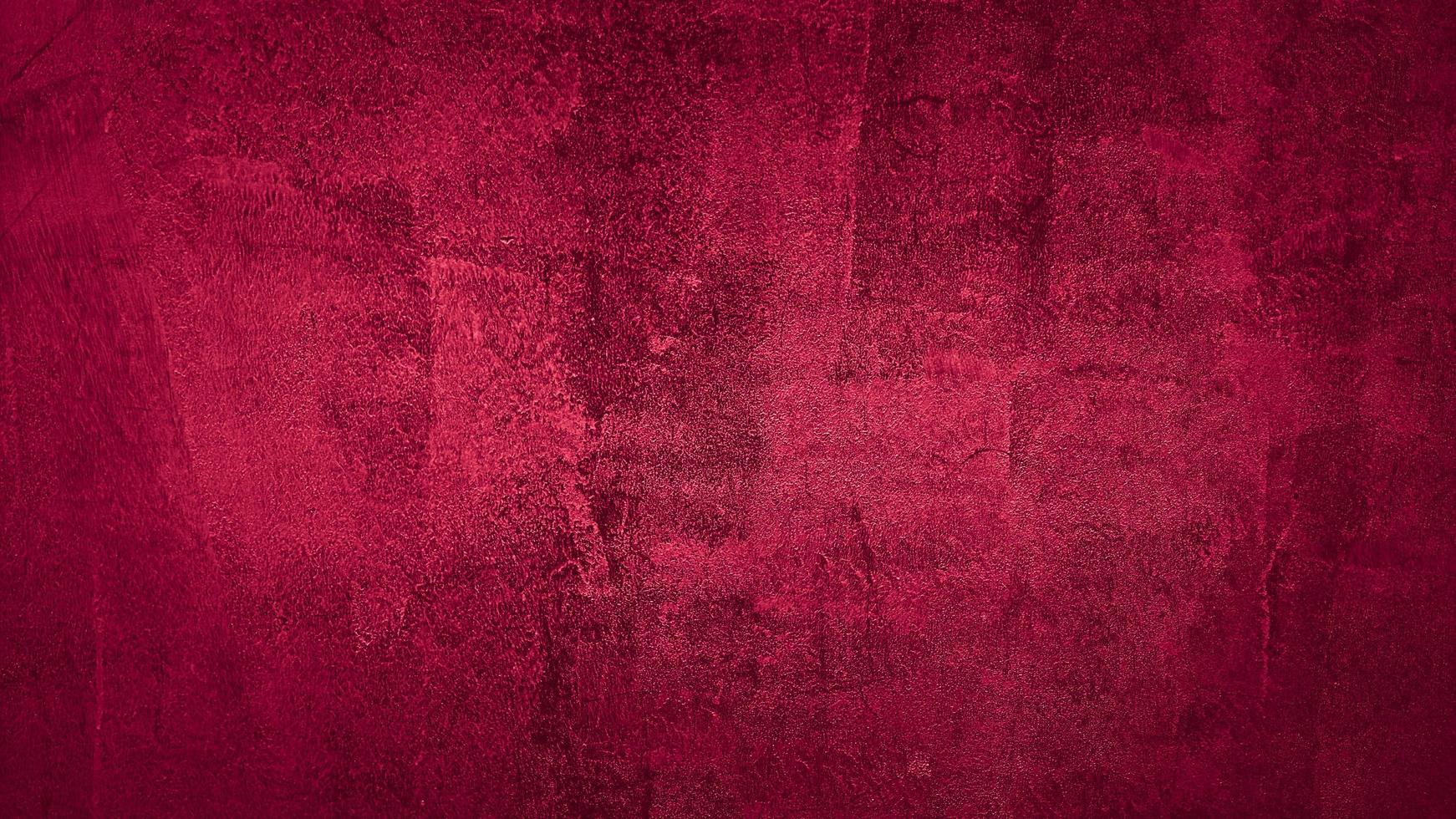 Fondo de textura de muro de hormigón de cemento viejo abstracto rojo foto