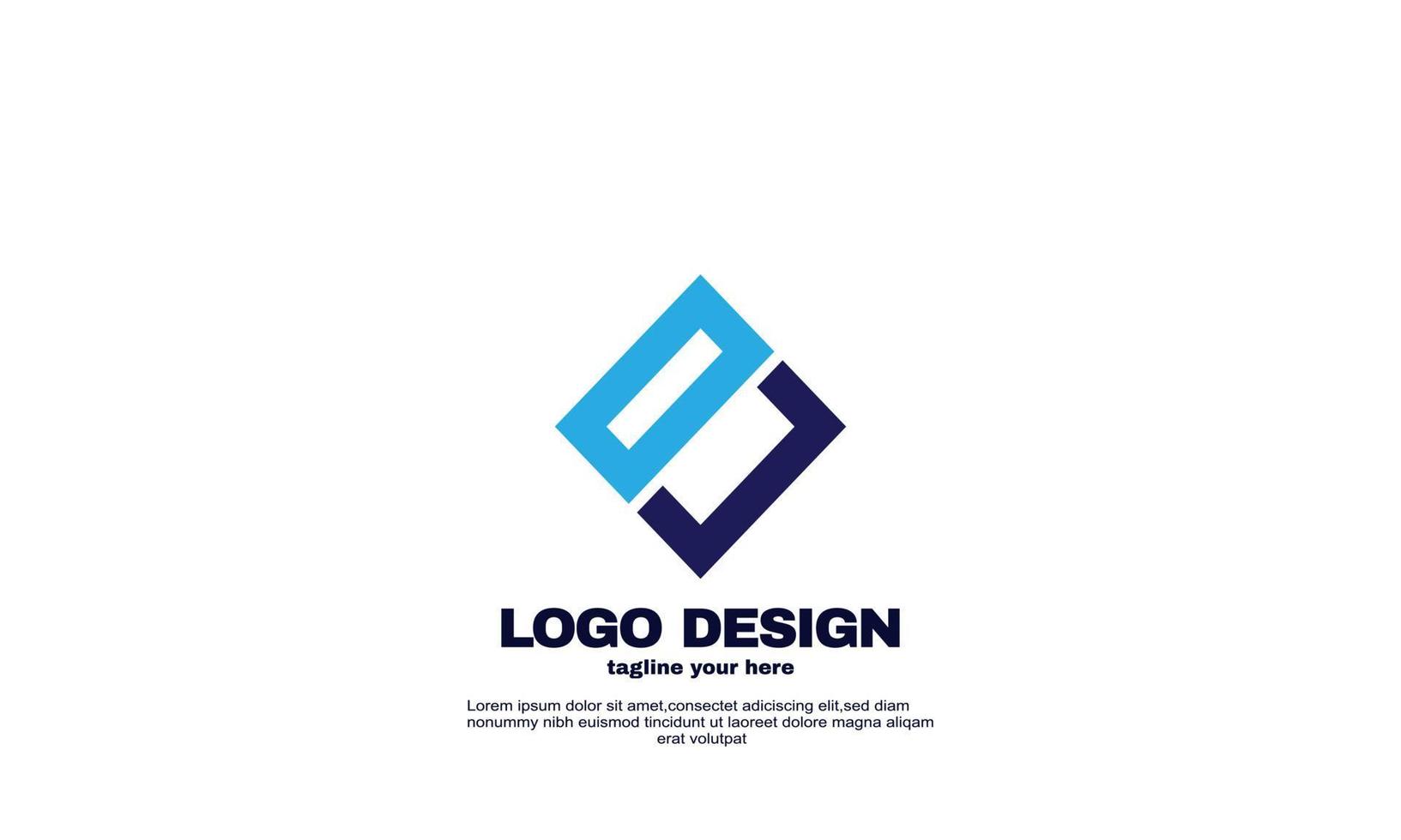 stock abstract business company design logo corporate identity template vector