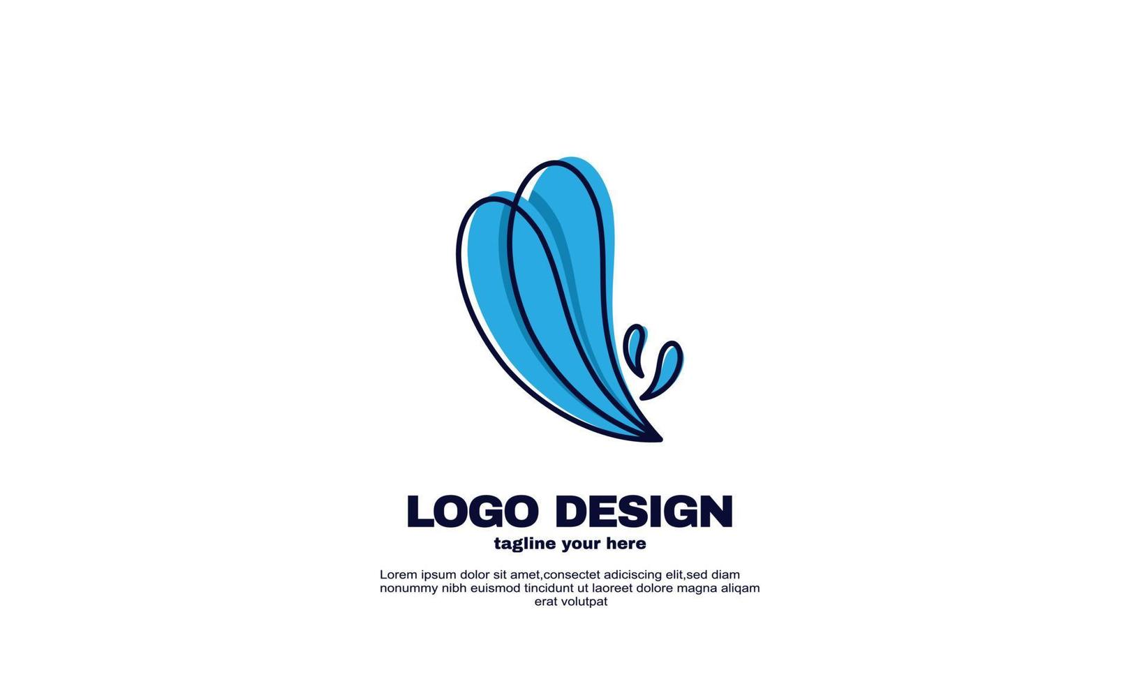 abstract business company design logo corporate identity vector