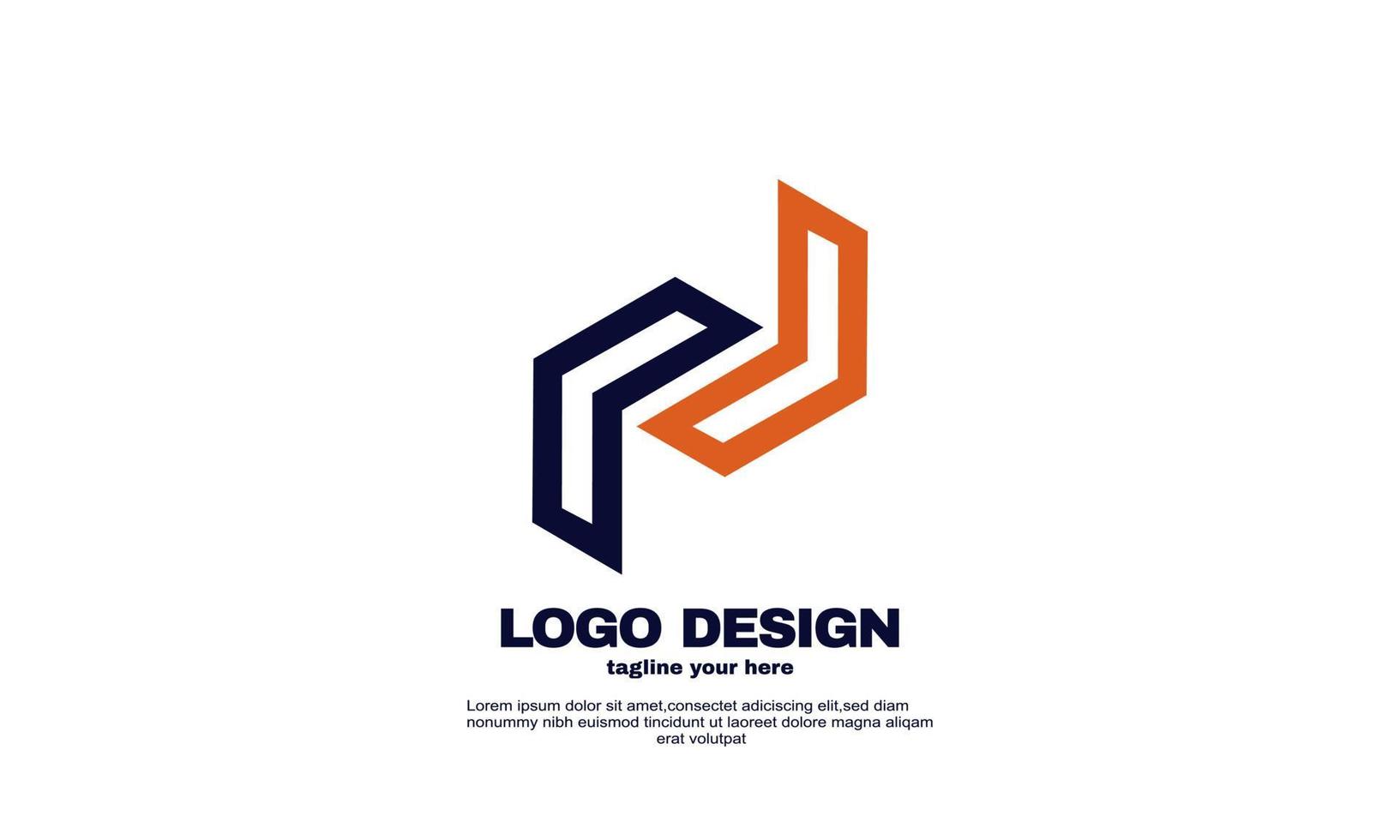 stock abstract graphic design elements for your company icon logo template vector