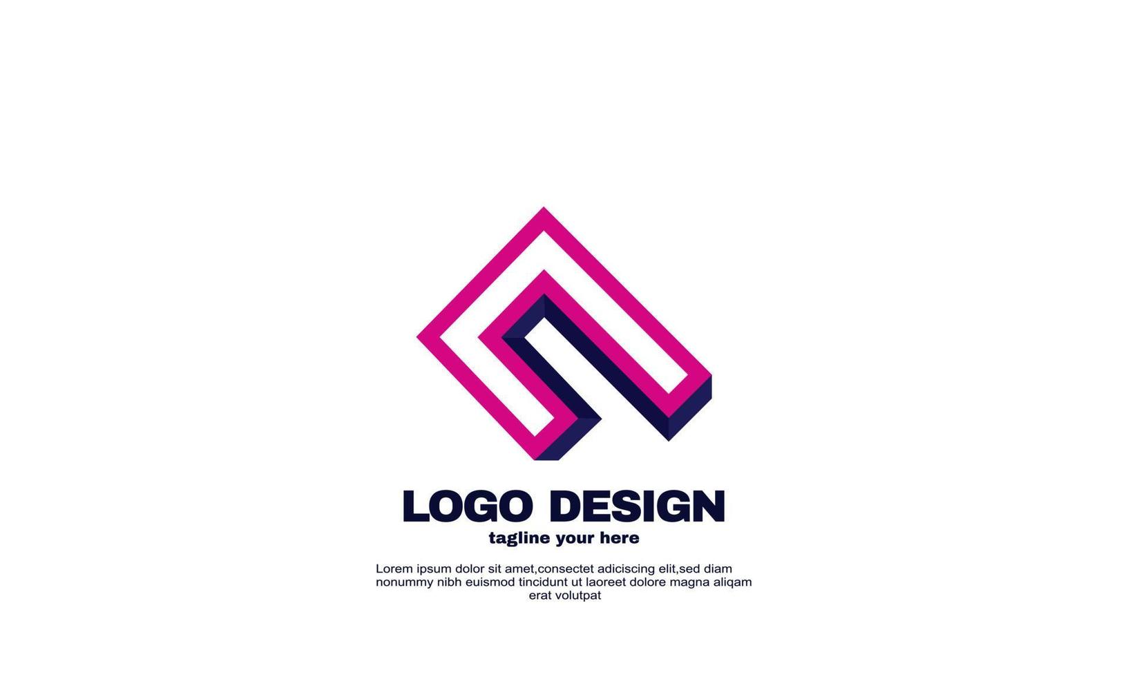 stock vector graphic design elements for your company business logo vector