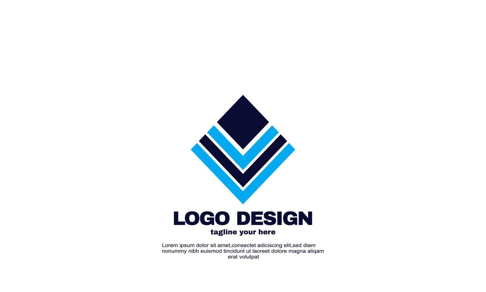stock creative design elements your company business unique logo design vector
