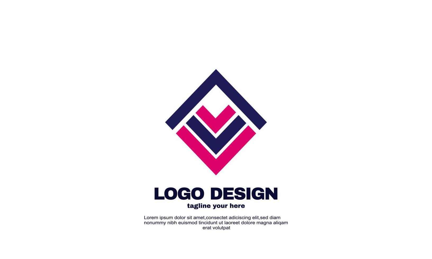 stock illustrator abstract creative elements your company business unique logo design vector