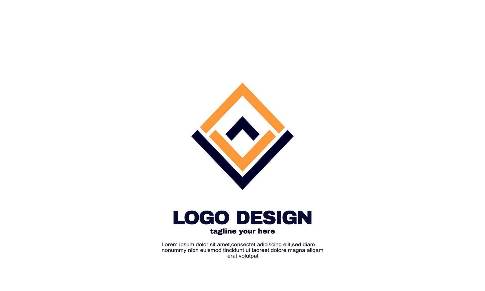 vector de stock elementos creativos abstractos su empresa negocio diseño de logotipo único