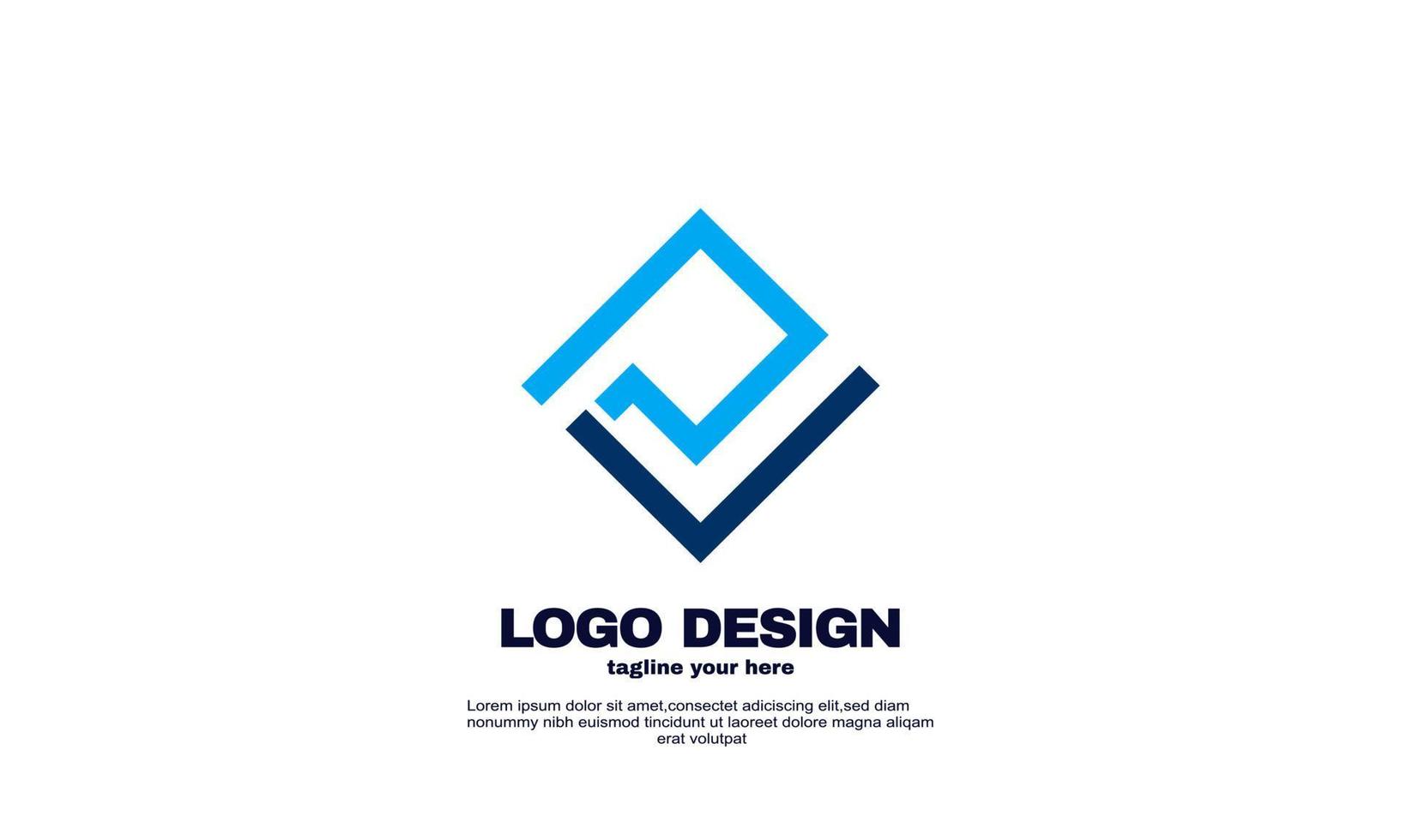 stock vector abstract creative design elements your brand company business unique logo design vector