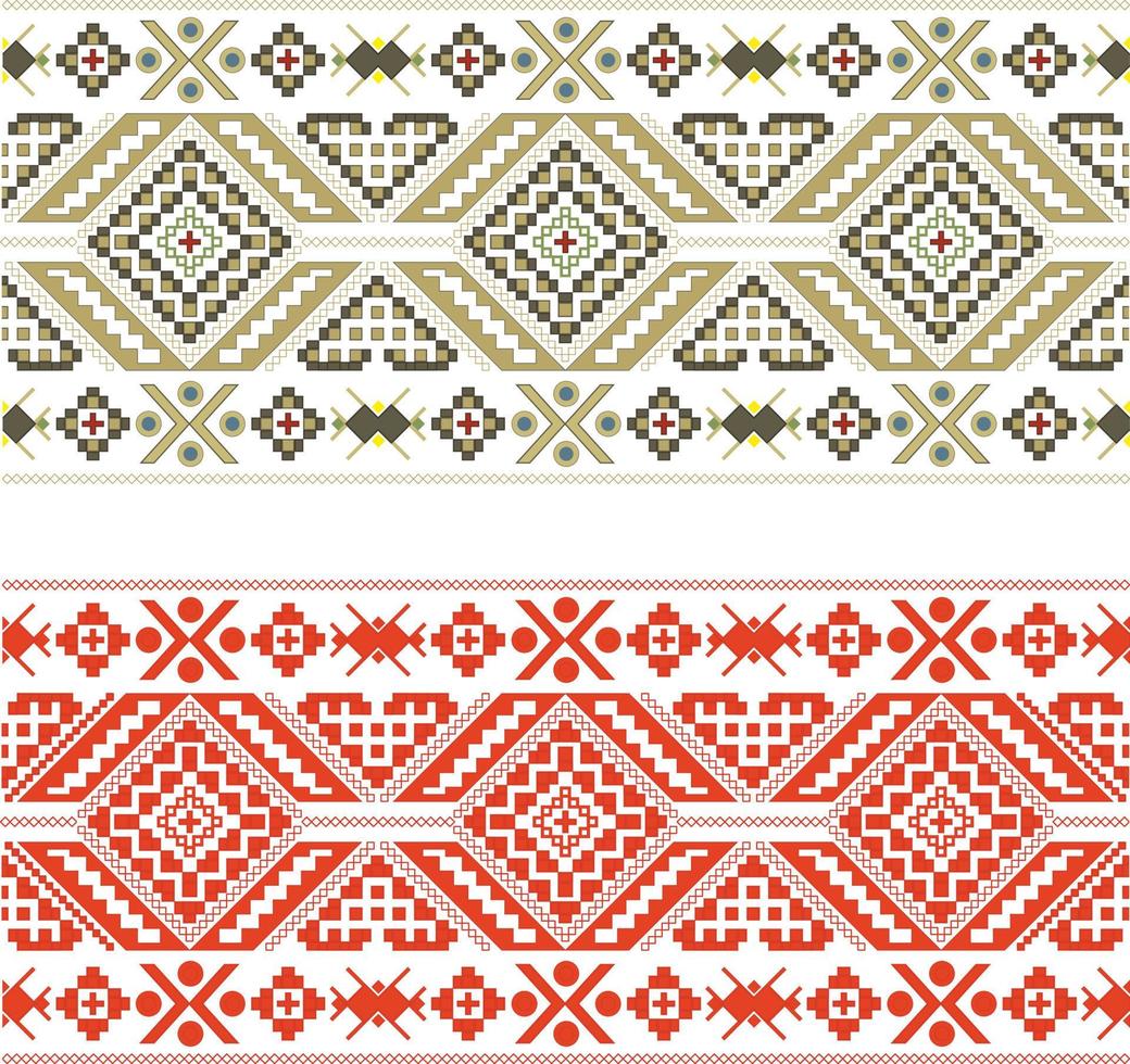 Eastern Folk Patterns 01 vector