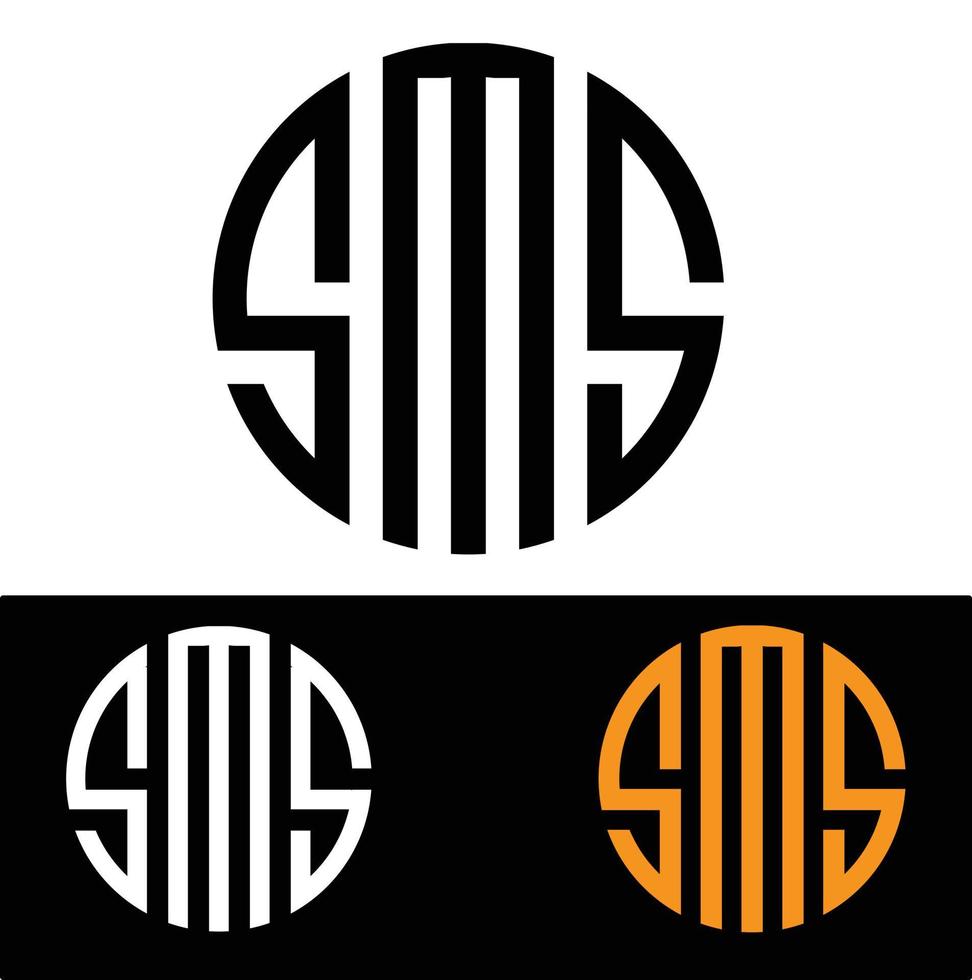 Web Circle Letter Logo Design vector
