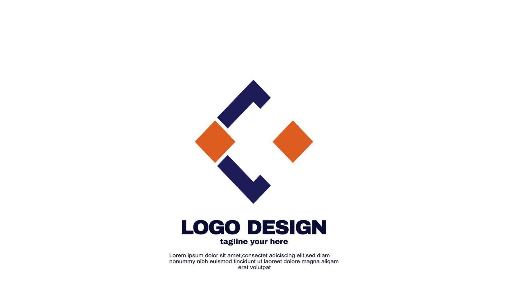 abstract business corporate company elegant idea design logo branding identity design vector