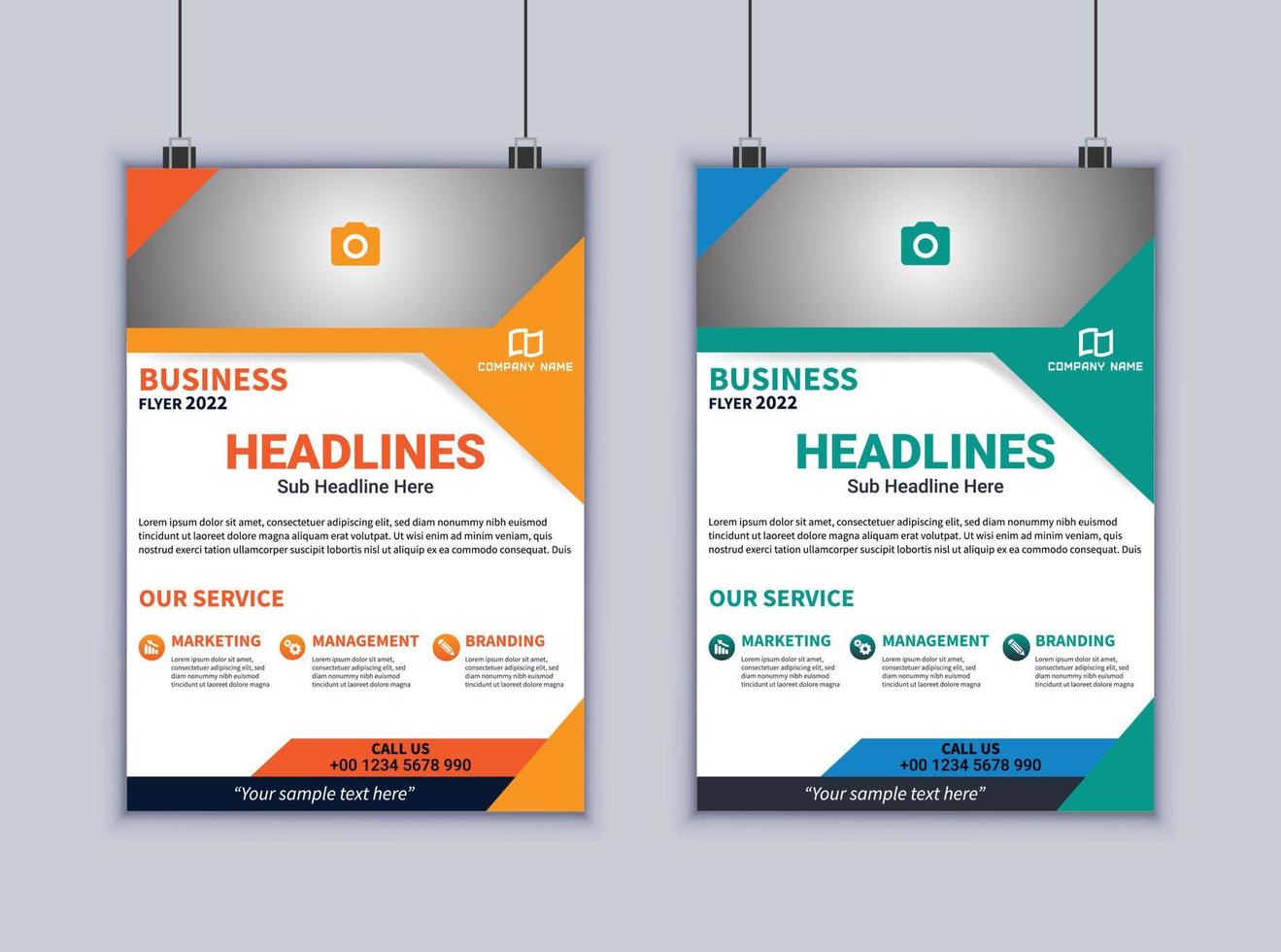 Business Flyer Design. Modern Layout Design. Vector Design Template. Brochure Design