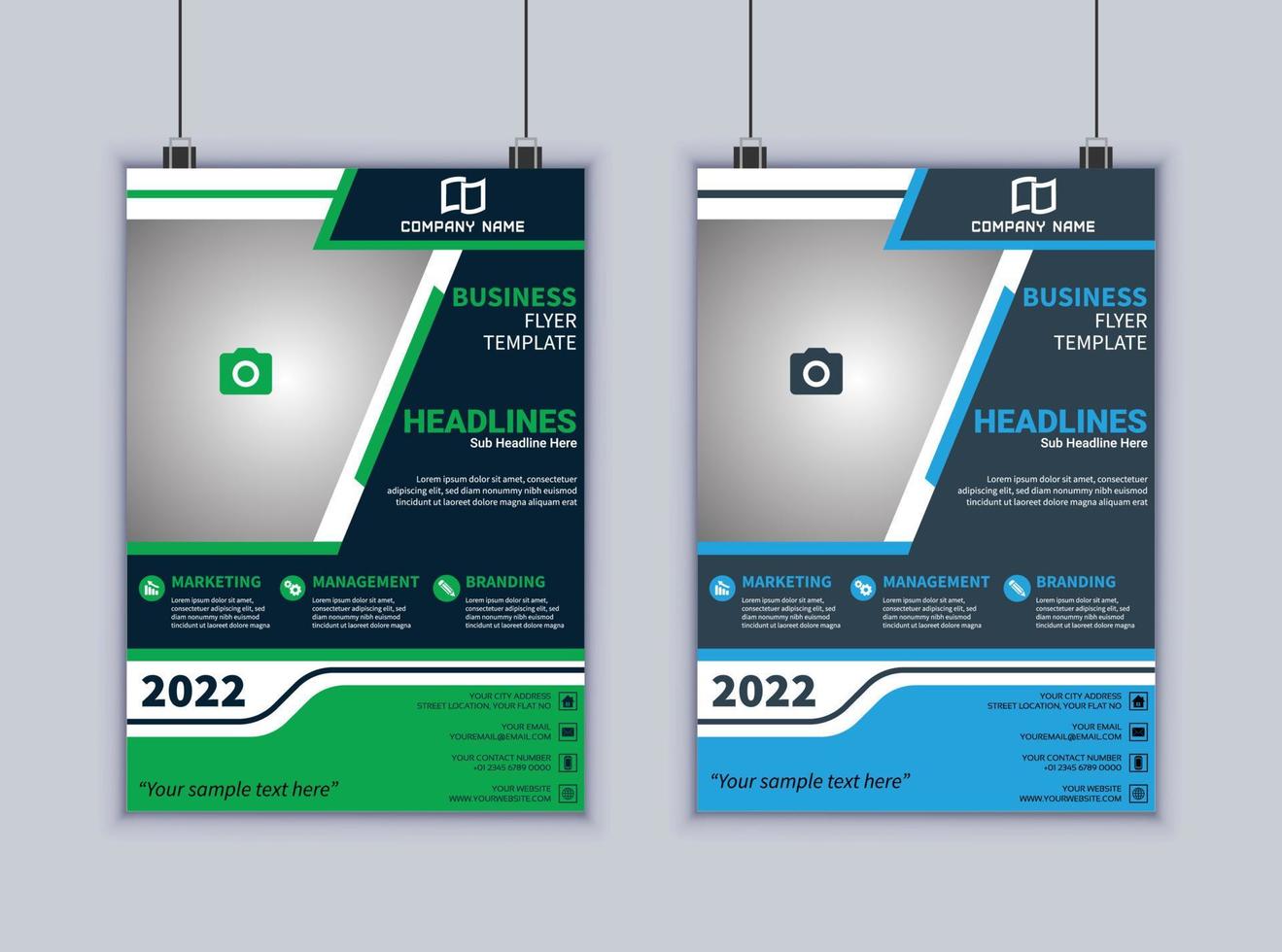 Business Flyer Design. Modern Layout Design. Vector Design Template. Brochure Design