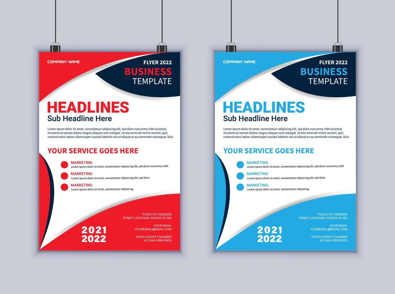 Business Flyer Design. Modern Layout Design. Vector Design Template. Brochure Design