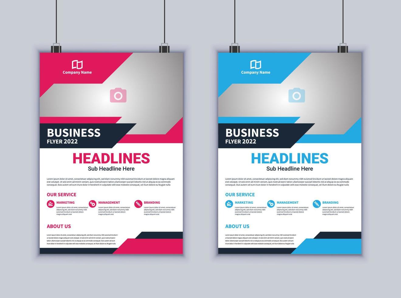 Business Flyer Design. Modern Layout Design. Vector Design Template. Brochure Design