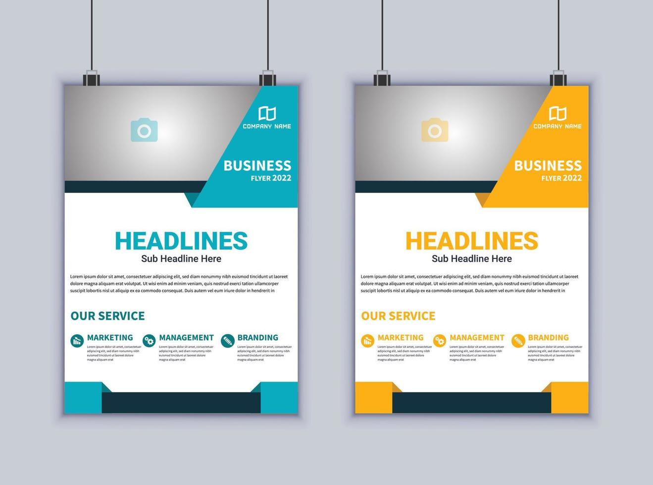 Business Flyer Design. Modern Layout Design. Vector Design Template. Brochure Design