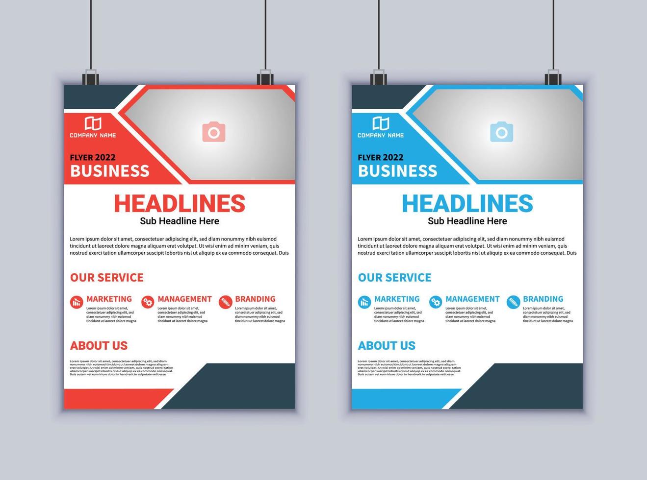 Business Flyer Design. Modern Layout Design. Vector Design Template. Brochure Design