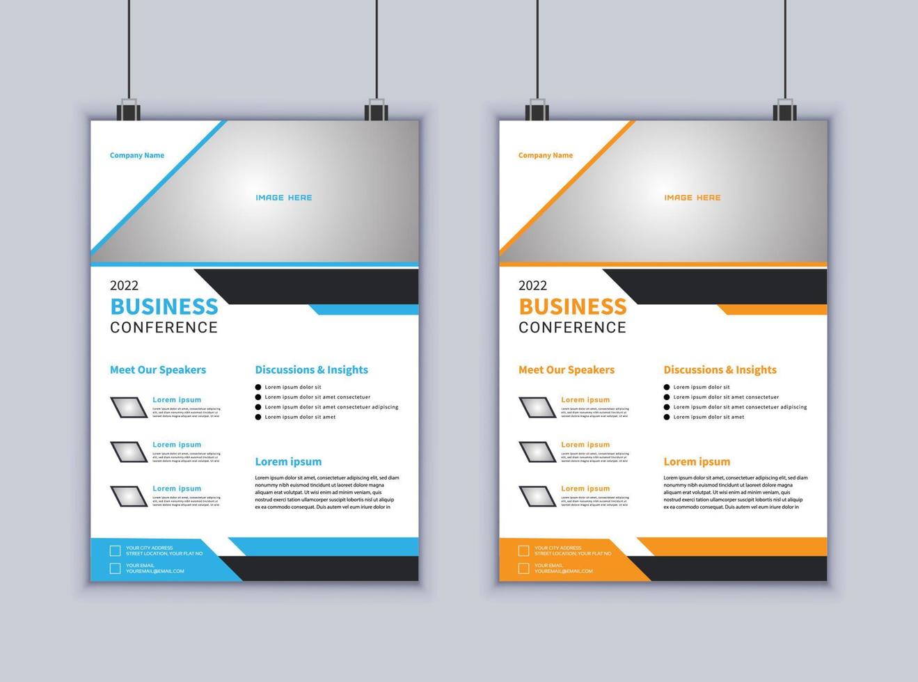 Corporate Business Flyer Design. Modern Layout Design. Vector Design Template. Brochure Design