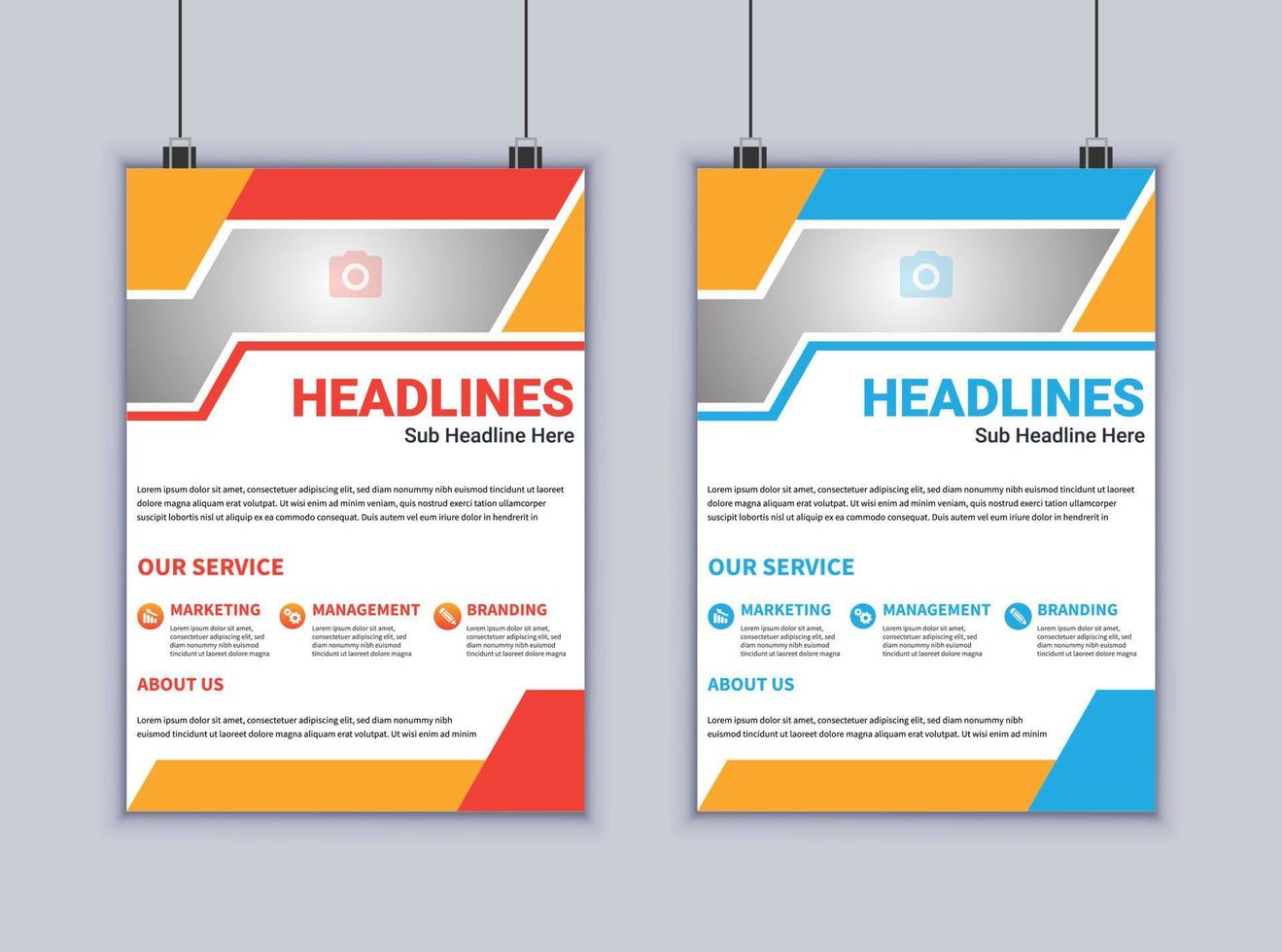 Business Flyer Design. Modern Layout Design. Vector Design Template. Brochure Design