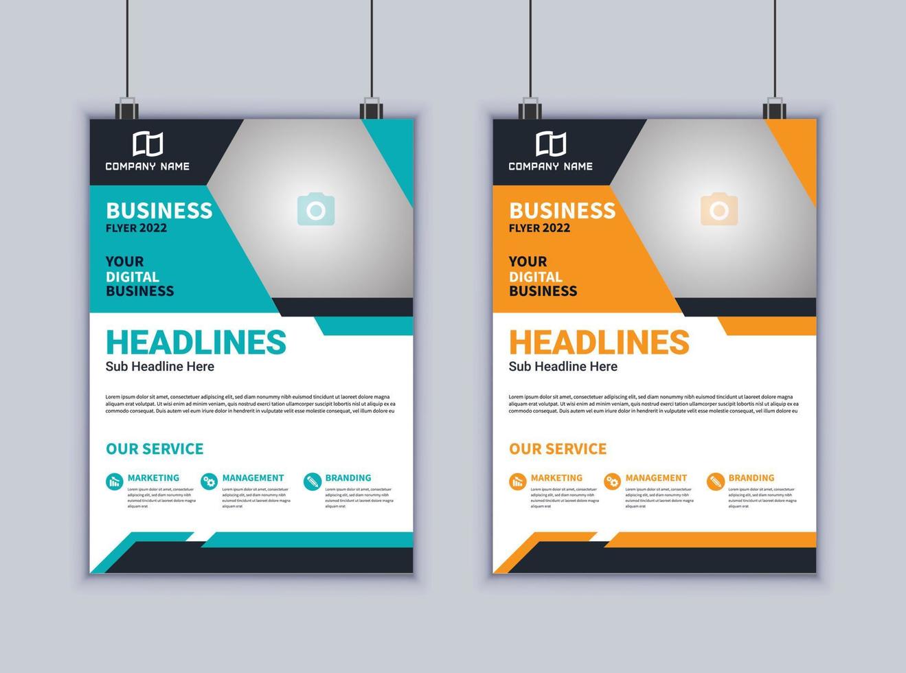 Business Flyer Design. Modern Layout Design. Vector Design Template. Brochure Design