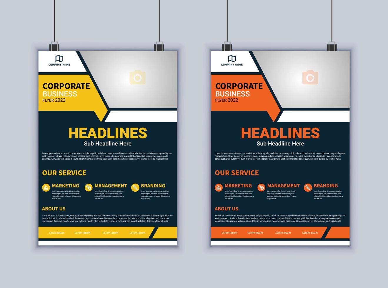 Business Flyer Design. Modern Layout Design. Vector Design Template. Brochure Design