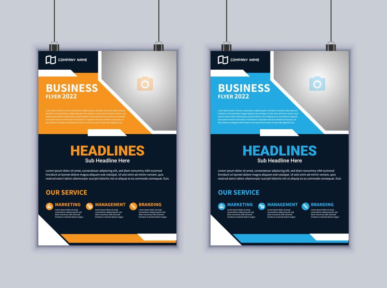 Business Flyer Design. Modern Layout Design. Vector Design Template. Brochure Design