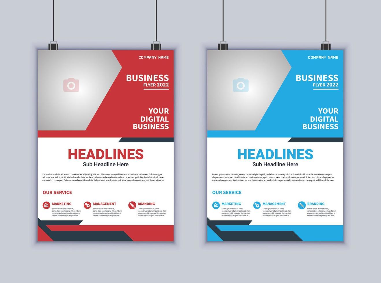 Business Flyer Design. Modern Layout Design. Vector Design Template. Brochure Design