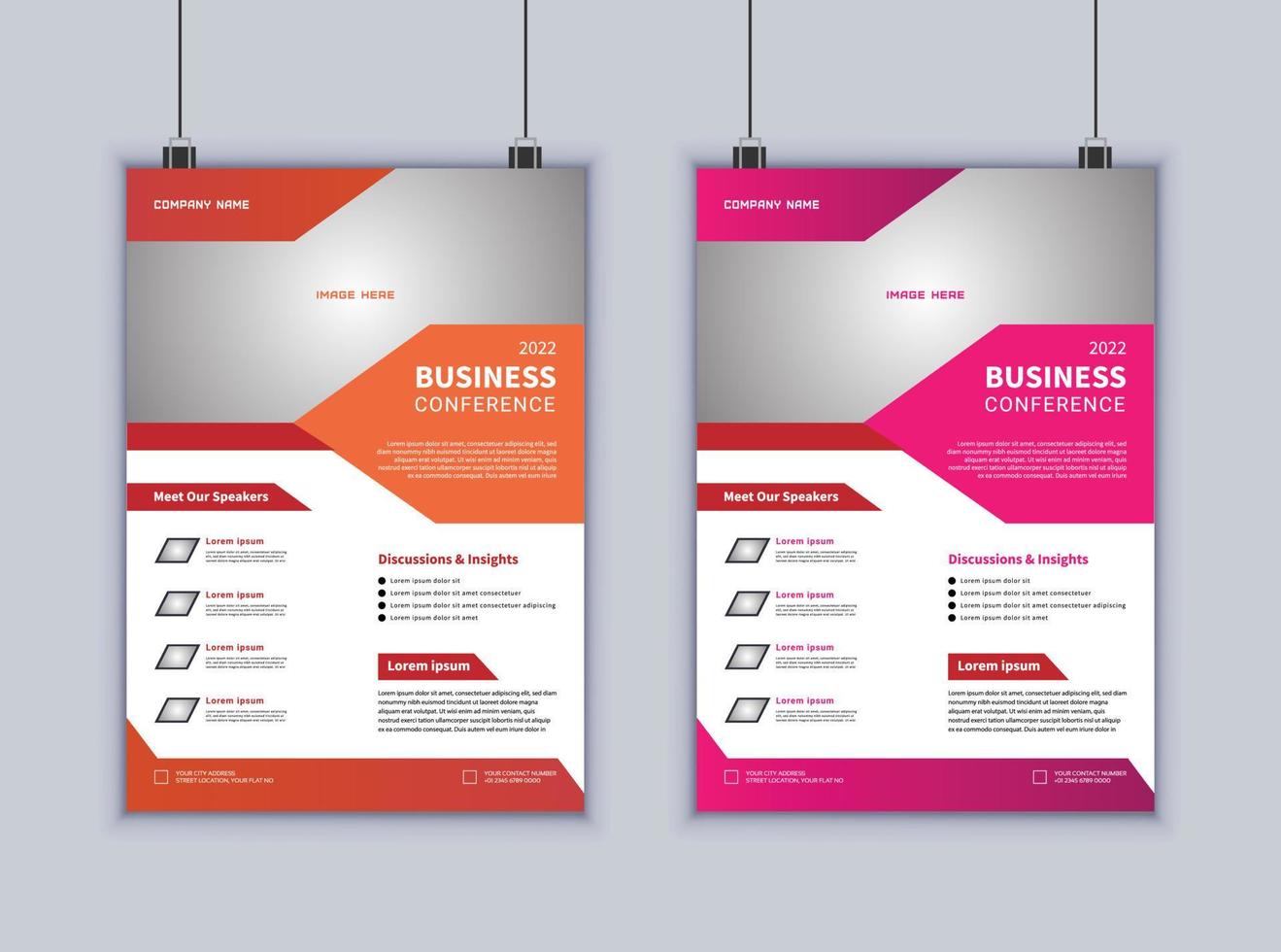 Corporate Business Flyer Design Vector Template. Modern Layout Design. Brochure Design. Business Design