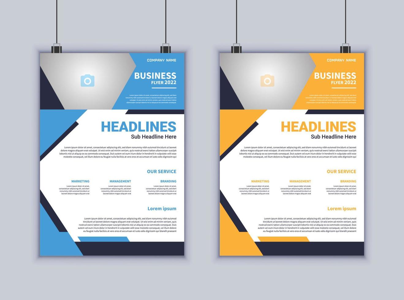 Business Flyer Design. Modern Layout Design. Vector Design Template. Brochure Design