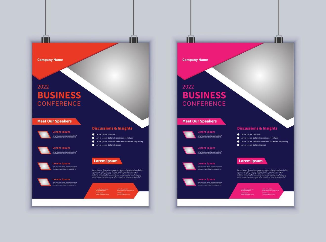 Corporate Business Flyer Design. Modern Layout Design. Vector Design Template. Brochure Design