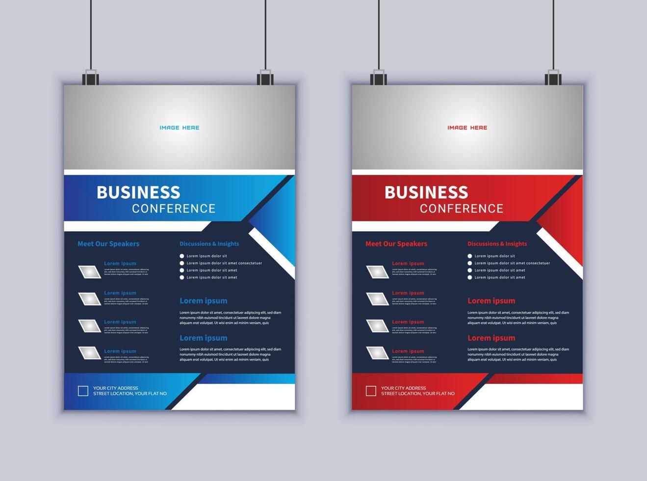 Corporate Business Flyer Design. Modern Layout Design. Vector Design Template. Brochure Design