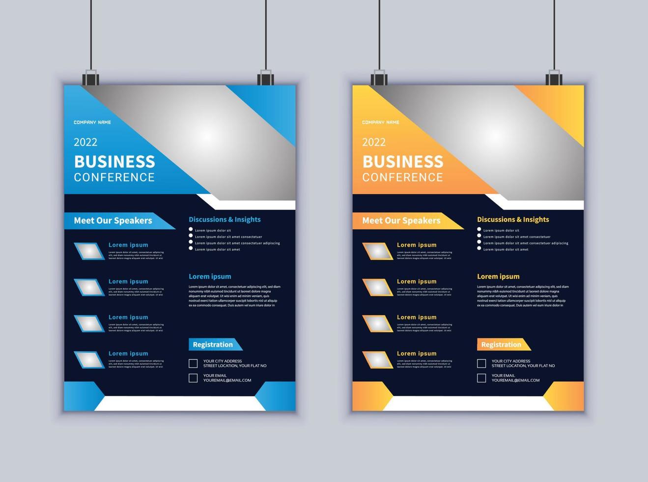 Corporate Business Flyer Design. Modern Layout Design. Vector Design Template. Brochure Design