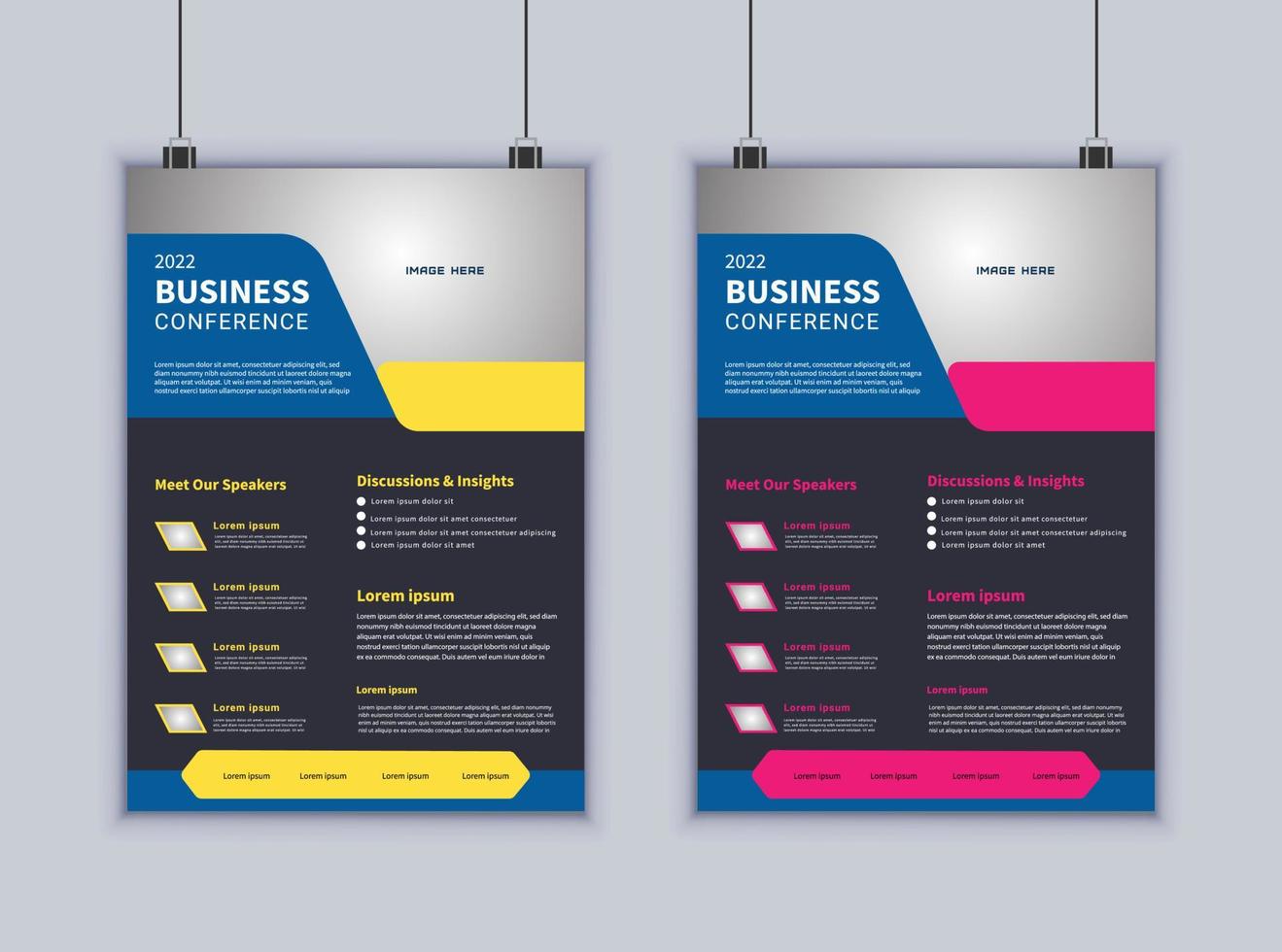 Corporate Business Flyer Design. Modern Layout Design. Vector Design Template. Brochure Design