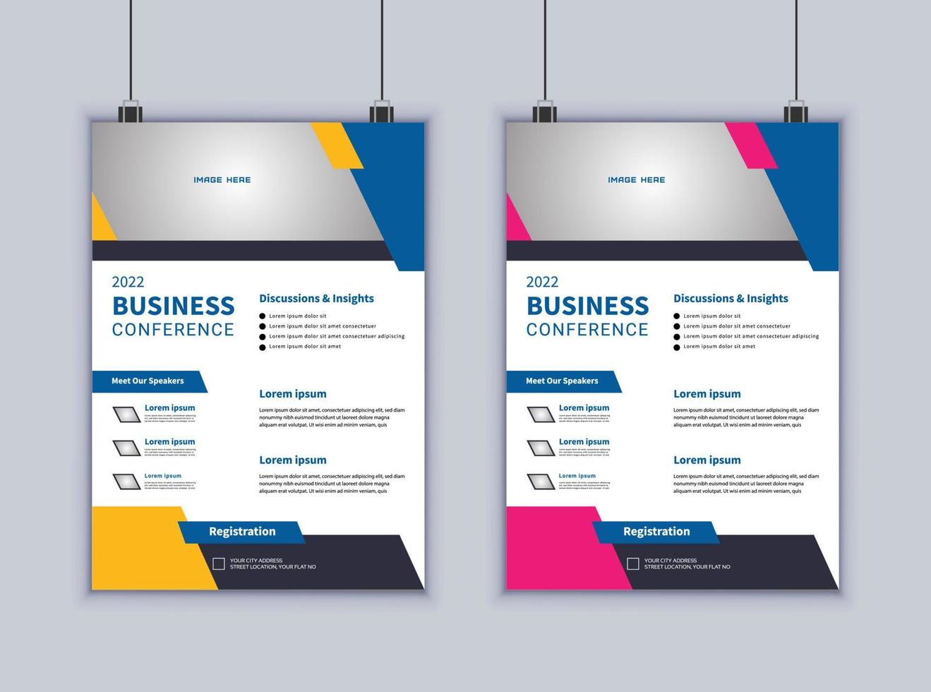 Corporate Business Flyer Design Vector Template. Modern Layout Design. Brochure Design. Business Design