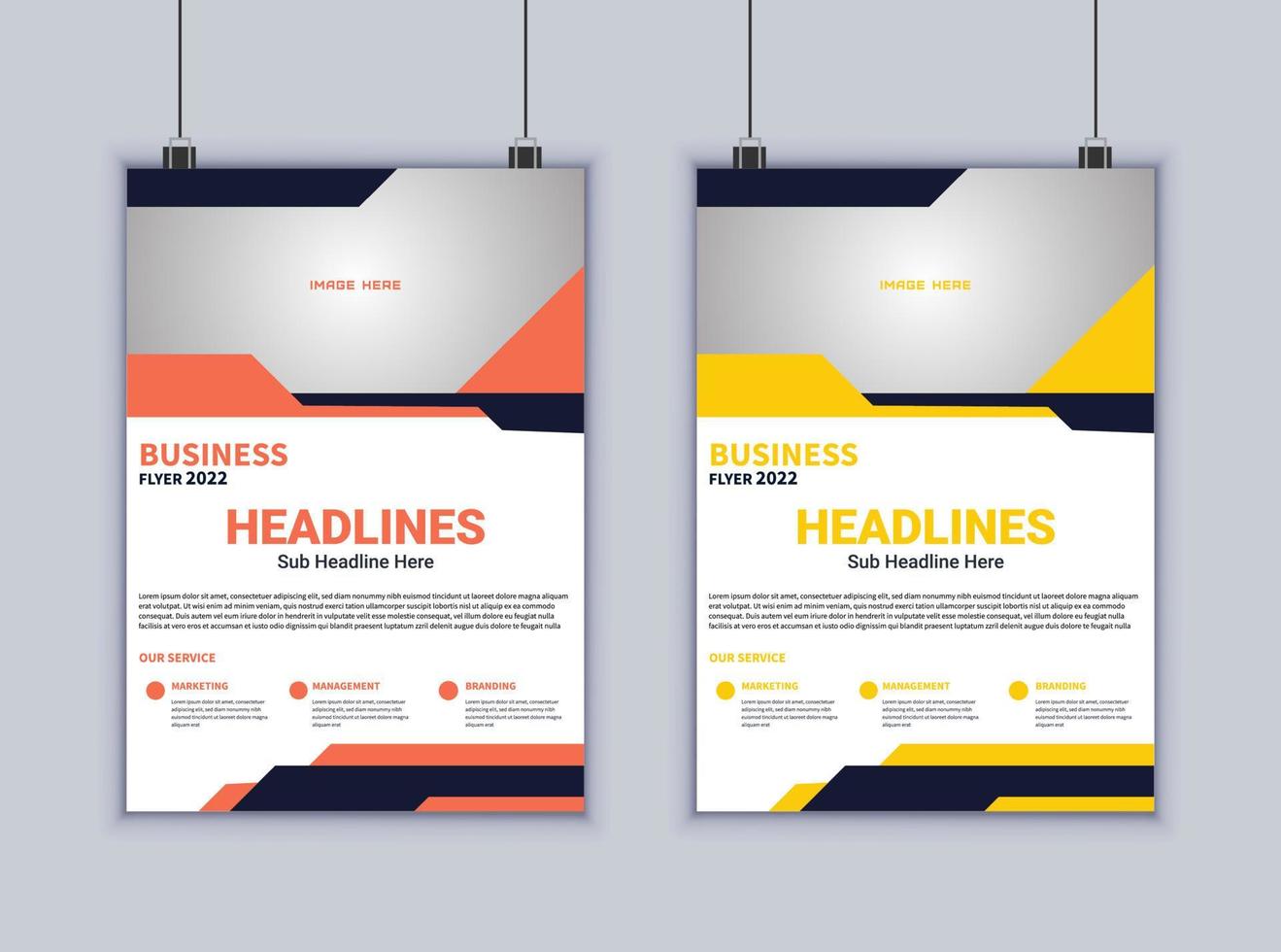 Corporate Business Flyer Design. Modern Layout Design. Vector Design Template. Brochure Design