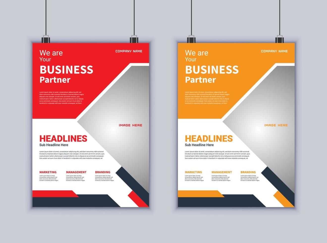 Corporate Business Flyer Design. Modern Layout Design. Vector Design Template. Brochure Design