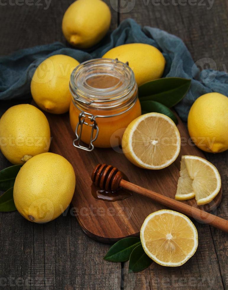 Honey and lemons photo