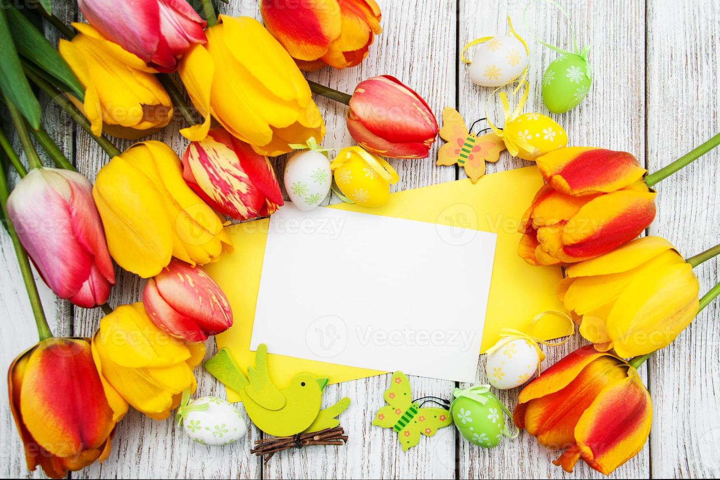 Easter greeting card photo